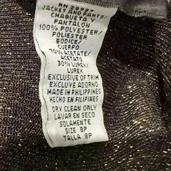 Vintage 80s jumpsuit lurex - Picture 8 of 8